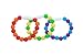 Trendy Baby Mama Toddler Kids Sensory Fidget Chewing Rainbow Bracelet -CPSC Compliant- for Light Chewers - Set of Three Teething Silicone Girl Boy Bright Cheerful
