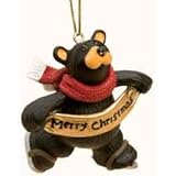 Merry Christmas... Skating Bear Ornament