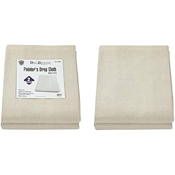 Drop Cloth Cotton Canvas Tarp 4x12 Finished Size For Art Supplies
