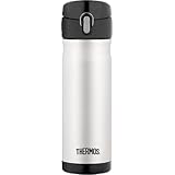 Thermos 16 Ounce Stainless Steel Commuter Bottle, Stainless Steel