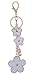 Giftale Women's Flower Bag Charms Enameled Keychain Purse Accessories
