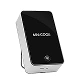 iwish The fifth generation Mini Portable USB Rechargeable Hand Held Air Conditioner Summer Cooler Fan Black