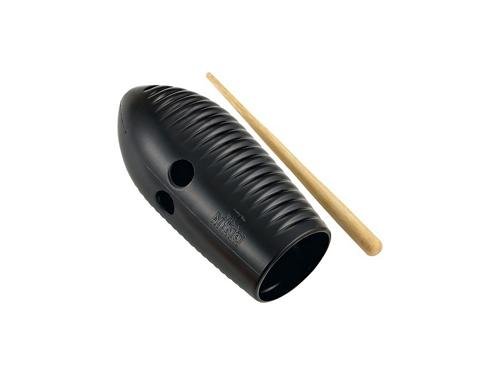 Nino Percussion NINO581BK ABS Plastic Mini Giro, Black