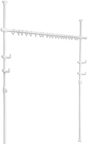 Amazon ワンタッチ 突っ張りカーテンポール 幅1 5 2 7m 高さ1 7 2 6m 伸ばすだけで吸いつくような固定 A8 カーテン レール ポール オンライン通販