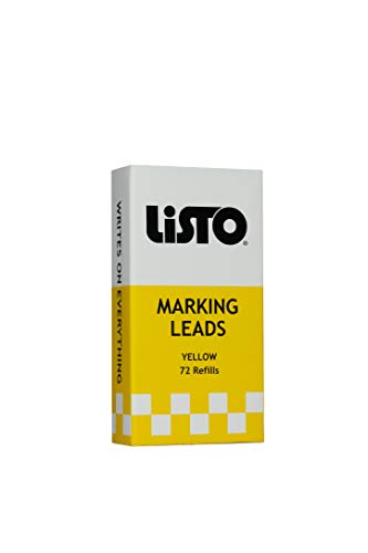 Listo 162 Refill, Box of 72, YELLOW