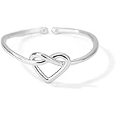 Progresssail Heart Knot Ring Gold Infinity Stainless Steel Women Small Friendship Rings Minimalist Gold Ring Open Design Infinity Wedding Band For Women