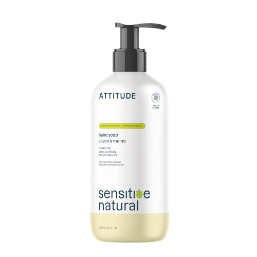 ATTITUDE Hand Soap for Sensitive Skin with Oat, EWG Verified,... 31vB+DKtfuL