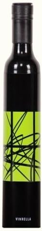 Vinrella Artistic Black Wine Bottle Umbrella