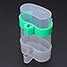 Wpmlady 2 Pcs Automatic Bird Waterer Food Feeder, Birds Clear Dispenser Feed, Bird Feed Water Dispenser (2 Pcs)thumb 1