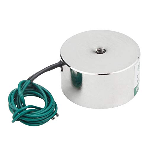 Electrical Buddy Sucked Disc Solenoid Electric Lift Holding Electromagnet 34mm x 18mm DC12V 18KG - Thumbnail 3