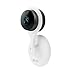 MiSafes 1080p HD Night Vision Remote Surveillance Smart Wi-Fi Security Camera with 2-way Audio for Smart phones (White)