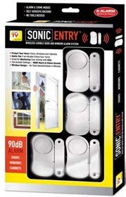 Smart TV Solutions SE-23/2081 Wireless Audible Door and Window Alarm System, 4-Pack