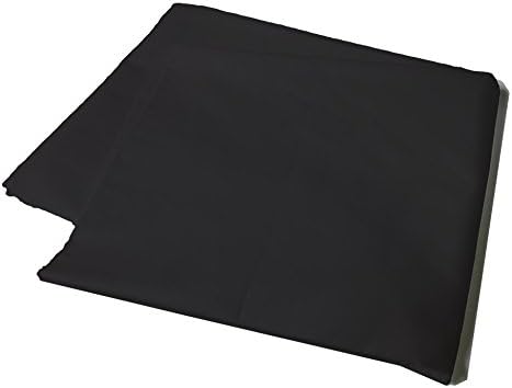 Comfort Crazy Body Pillow Case, 100% Cotton, 400 Thread Count Cover for 20x54 Body Pillow, Black