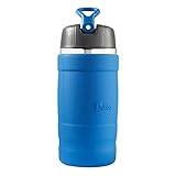 Bubba Sport Kids Water Bottle with Silicone Sleeve, 16 oz., Azure