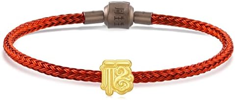 Amazon.com: CHOW SANG SANG 999 24K Gold Charme Blessing Bracelet