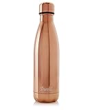 S'well Men's Rose Gold Medium Stainless Steel Bottle, Rose Gold, One Size