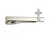 Religious Silver Toned Cross Tie Clip for Boys and Men, 1 1/2 Inch