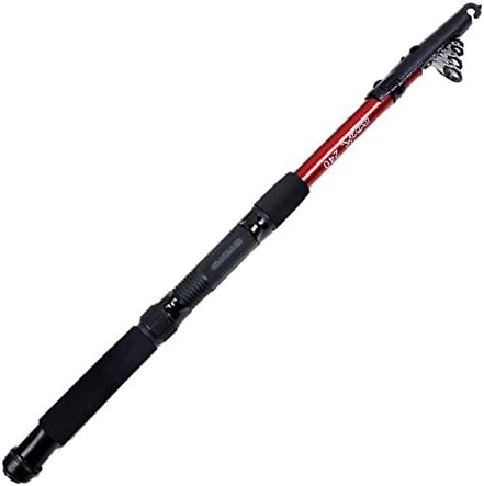 CAIKO Portable Whorl Baitcast Rod Inshore Baitcasting Fishing Rod Freshwater Baitcaster Rod Baitcaster (2.7 m)
