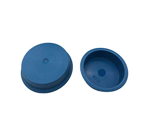 Rubber Blanking Plugs Closed Steel Pipe Panel Blue Flush Mount Hole Plugs Blanking Grommet ￠110 1 Pcs