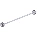 Oasis Plus 7pcs 14G Clear Glitter Balls Sport or Pregnancy Navel Belly Button Ring 1.5'' Flexible Bio Flex Barbell