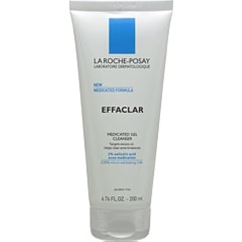 La RochePosay Effaclar Medicated Gel Facial Cleanser, Foaming Acne