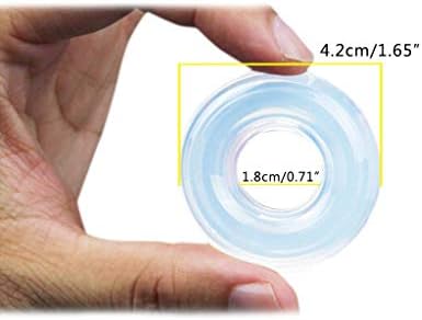stoneryes Soft Liquid Silicone Ring for Men