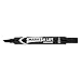 AVERY Large Black Permanent Marker with Thick Chisel Tip for Calligraphy, Fabric, Desk Work, Pack of 12 (08888)
