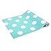 RoomLookz Peel and Stick Repositionable Wallpaper - Aqua Polka Dots - 20 x 16 Inches