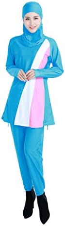 SMWOOD Women' Islamic Swimsuit Modest Muslim Swimwear With Hijab