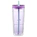 Bubba Envy Double Wall Insulated Straw Tumbler, 24 oz, Purple/Blue