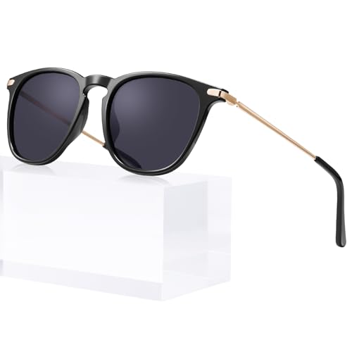 Vintage Polarisierte Damen Sonnenbrille Acetat-Rahmen & UV 400 Schutz