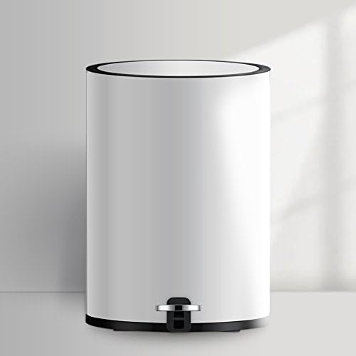 Step trash can,Waste bins with lids round trash can in home &amp; Kitchen bathrooms office-B