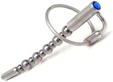 The Bondage Locker Penis Plug The Gates of Hell with Flexi Beaded Shaft, 118 mm