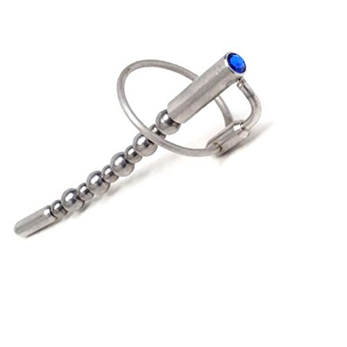 The Bondage Locker Penis Plug The Gates of Hell with Flexi Beaded Shaft, 118 mm