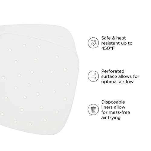 Chefman Disposable Air Fryer Liners, HeatResistant Parchment Paper For