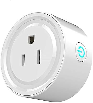 Mini Smart Outlet, Amazon Alexa & Google Assistant compatible, No Hub Required, ETL Listed, 2.4GHz Wifi Enabled Remote Control Smart Socket