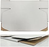 RLAVBL 25 Pack Small White Corrugated Shipping Boxes 9x6x2 in view 6
