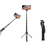 Wevon Selfie Stick Tripod, 45 inch Extendable Selfie Stick with Tripod, Phone Tripod with Wireless Remote Shutter Compatible with iPhone Xs Max Xr X 8 7 6 6s 5 Plus, Android, Samsung Galaxy and More