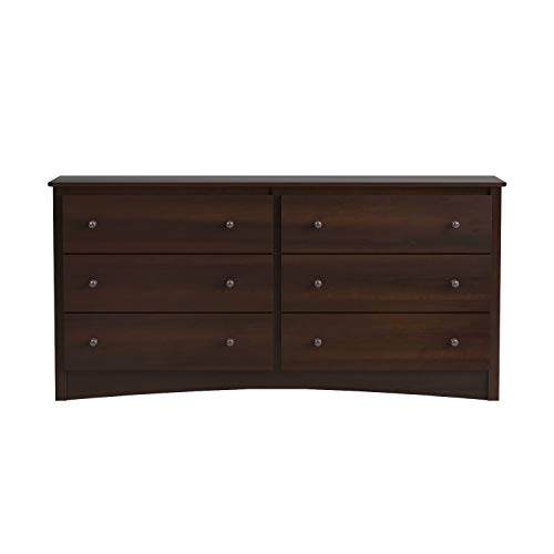 Prepac Fremont 6 Drawer Dresser Espresso Import It All