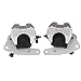 Pack of 2 Front Right & Left Brake Caliper w/Pads for Yamaha Grizzly Banshee 350 Bear Tracker Bear 250 400 Blaster 200 ATV
