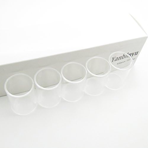 PK of 5 Glass Tubing 25mm O.D / 22mm Long Replacement Glass Tube