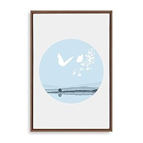 Framed Circular Pattern Home Artwork for Living Room Bedroom