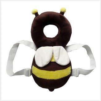 JINBEST Baby Head Protector Adjustable Infant Safety Pad Baby Toddlers Head Protector (bee, S)