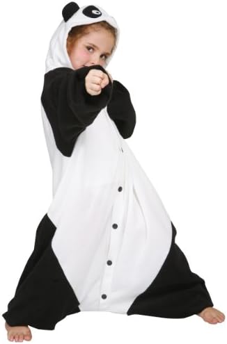 Big Girls' Panda Pajama Costume Standard