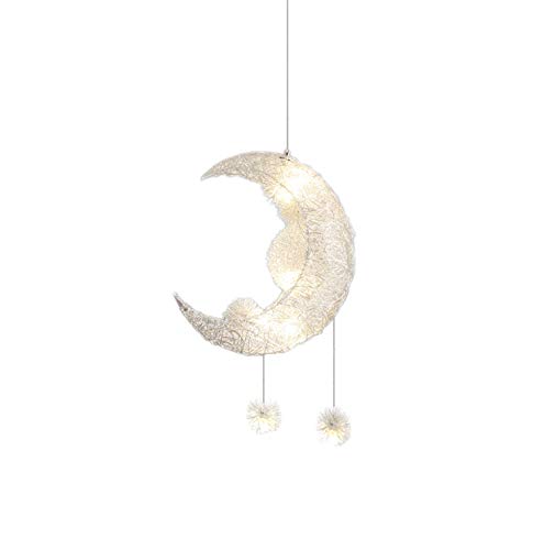 Modern Hanging Light Fixture Beautiful Led Fairy Moon Star