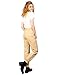 MEXUER Women’s Khaki Cargo Pants High Rise Long Trousers Straight-Fit Outdoor Casual Pants Jogger Work Pants with Pocketsthumb 2