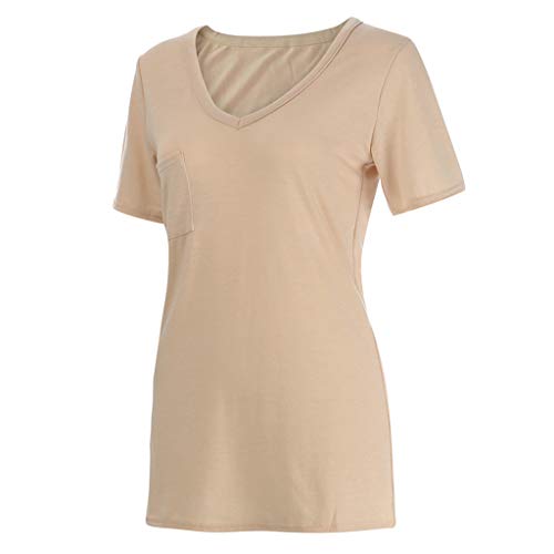 3 Sanyyanlsy+Womens+Low+Cut+Pocket+T+Shirt