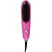 Head Kandy, Side Kick, Pink, Professional Hair Straightener Brush, Tourmaline Infused Ceramic, For Bangs & Short Hair
