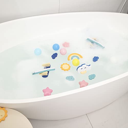 Baby Bath Toys Montessori Floating DIY Bath Toys for Kids Toddlers Ages 13 48 Years Old Bath