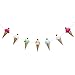 Darice FBA_2873-852 Paper Mache Cone-4 x 2 inches-6 Pieces, 4-inch, Brown